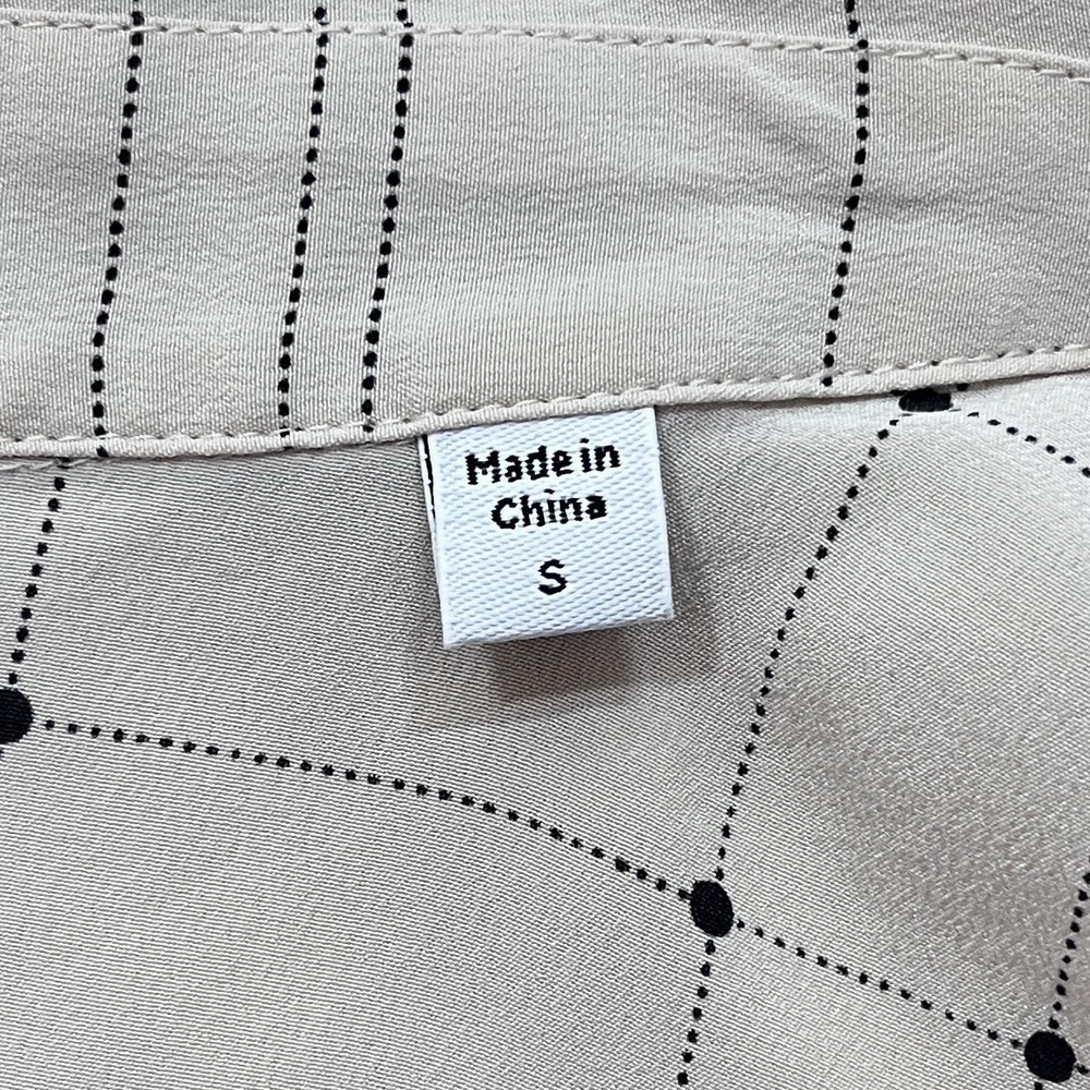 Equipment Femme 100% Silk Blouse Womens S Ivory Button Front Collared V-Neck - Picture 6 of 7